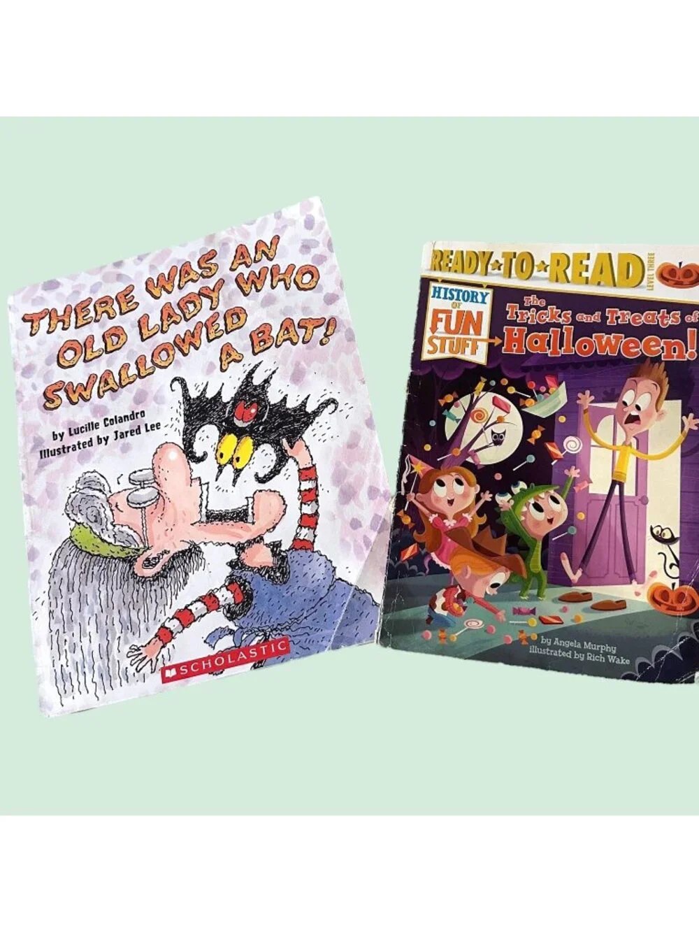 There Was An Old Lady Who Swallowed a Bat and The Tricks and Treats of Halloween